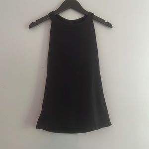 Open back athletic top